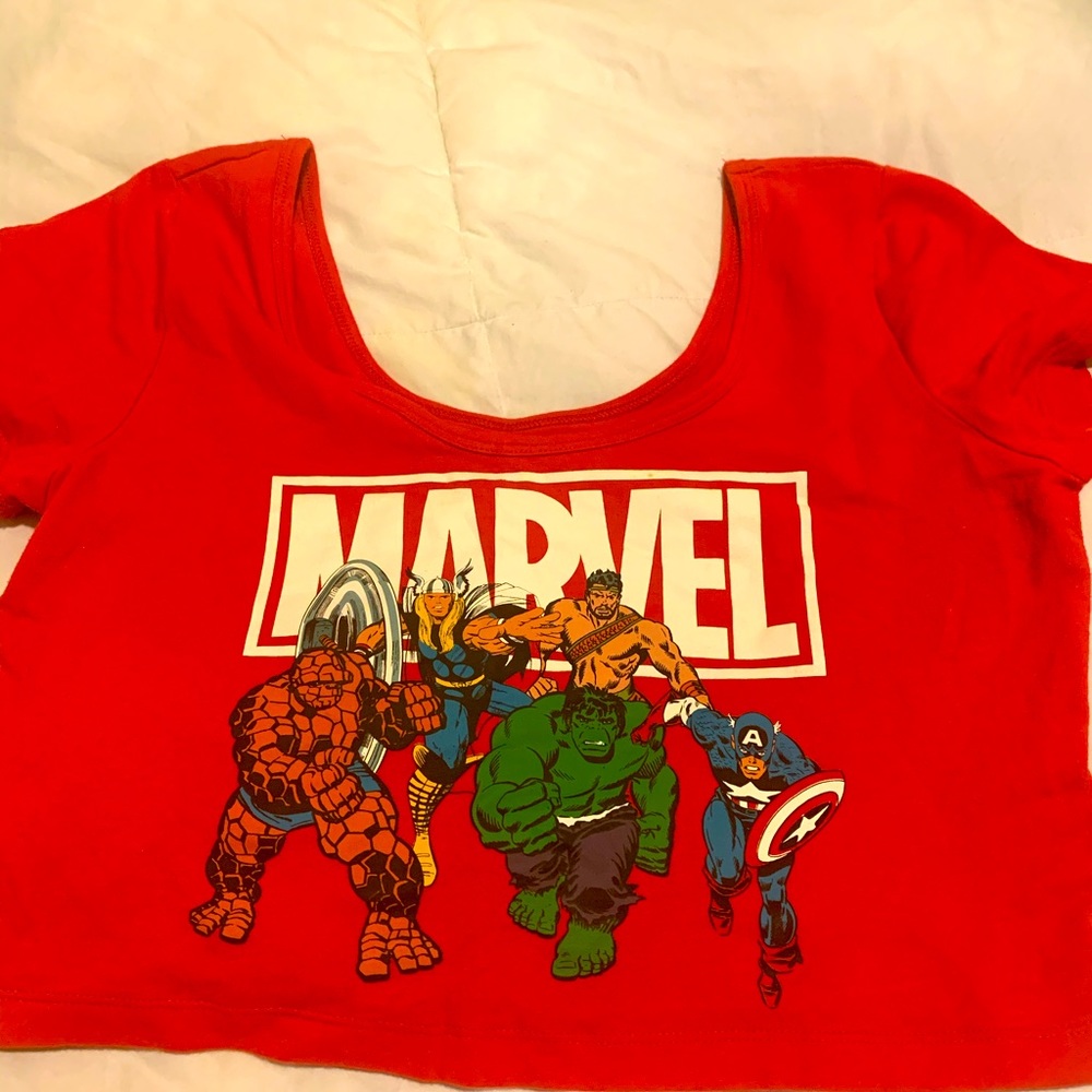 Marvels Superhero Crop Top